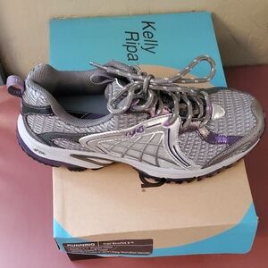 Ryka Women's Gray and Purple Running Shoes